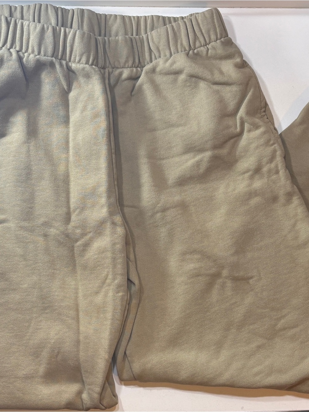 Cozy brandy Melville Olive Green Elastic Waist Sweatpants